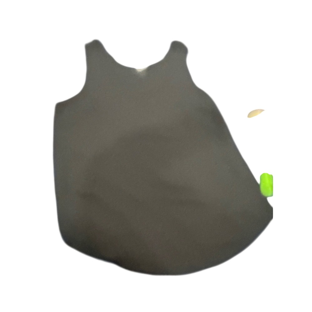 J.Crew Black Scoop Neck‎ Tank Top Sleeveless Relaxed Fit Curved Hem Size 12T